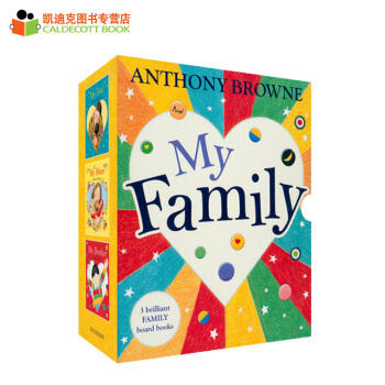 my dad my mum my brother 3冊安東尼布朗英文原版繪本紙闆#