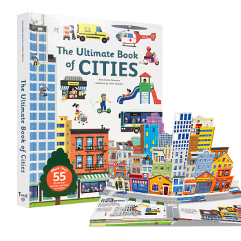 【中商原版】城市書翻翻書 城市大全英文原版The Ultimate Book of Cities