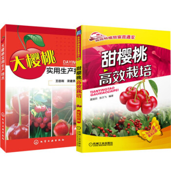 包邮 甜樱桃高效栽培+大樱桃实用生产技术 樱桃栽培技术 樱桃树种植技术书籍