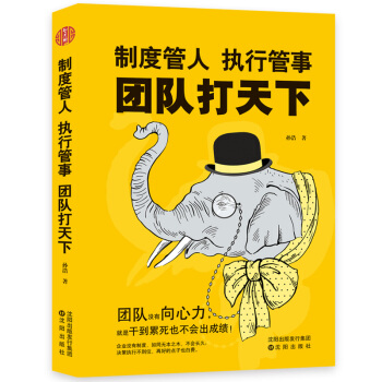制度管人，执行管事，团队打天下 pdf epub mobi 电子书 下载