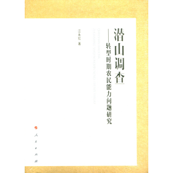 潜山调查——转型时期农民能力问题研究 pdf epub mobi 下载
