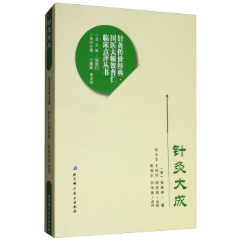 针灸大成/针灸传世经典国医大师贺普仁临床点评丛书 pdf epub mobi 下载