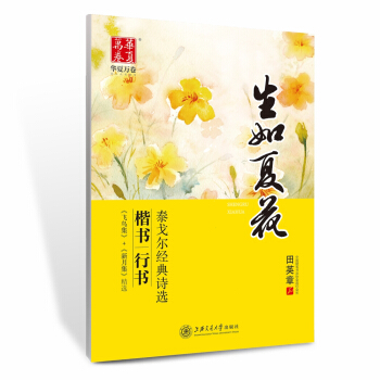 华夏万卷字帖 生如夏花泰戈尔经典诗选 楷书 行书 pdf epub mobi 下载
