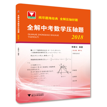 全解中考數學壓軸題（2018） pdf epub mobi 下载