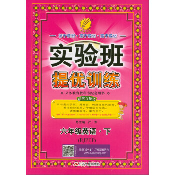 春雨教育·实验班提优训练:六年级英语下(RJPEP)