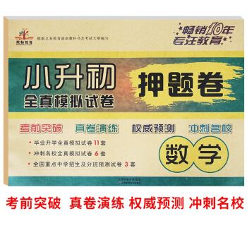 小升初 全真模拟试卷 押题卷 数学 pdf epub mobi 下载