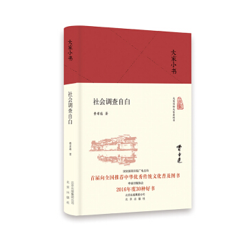 大家小书：社会调查自白（精） pdf epub mobi 下载
