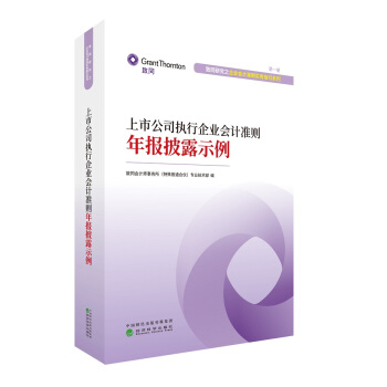上市公司執行企業會計準則年報披露示例 pdf epub mobi 下载