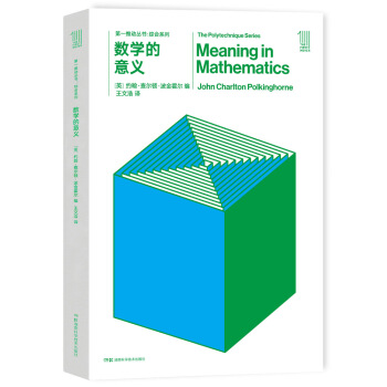 第一推动丛书 综合系列:数学的意义 [Meaning in the Mathematics] pdf epub mobi 下载