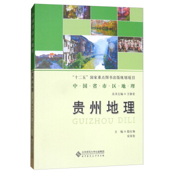 中國省區地理係列叢書：貴州地理 pdf epub mobi 下载