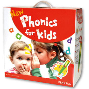 培生原版New Phonics for Kids套裝(配點讀筆)兒童英語自然拼讀學習書