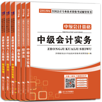 中级会计资格考试2018年教材+真题详解与上机题库 经济法+财务管理+中级会计实务（套装共6册） pdf epub mobi 电子书 下载