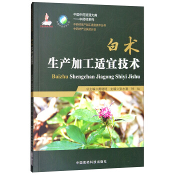白術生産加工適宜技術/中藥材生産加工適宜技術叢書 pdf epub mobi 下载