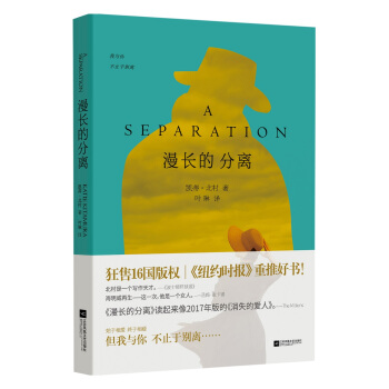 漫长的分离（“女版”海明威悬疑佳作，冷峻文艺版《消失的爱人》） pdf epub mobi 下载