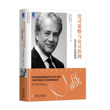 公司策略与公司治理:如何进行自我管理(精装) pdf epub mobi 下载