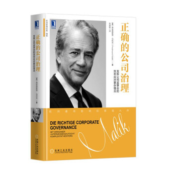 正确的公司治理：发挥公司监事会的效率应对复杂情况 pdf epub mobi 下载