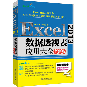 Excel 2013数据透视表应用大全（全彩版） pdf epub mobi 下载