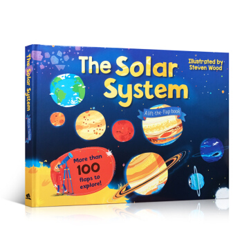 英文原版The Solar System 兒童星球太陽銀河係列翻翻書科學科普百科