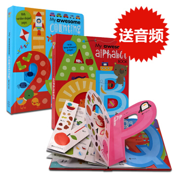 英文原版My Awesome Alphabet Counting Book啓濛數字字母書 pdf epub mobi 電子書 下載