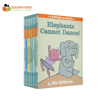 An Elephant and piggie book 小猪小象9-16英文原版绘平装#