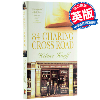 【中商原版】查令十字街84号 英文原版 英文原版小说84 charing cross road