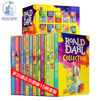 罗尔德达尔Roald Dahl Collection 15册盒装英文原版 圆梦巨人