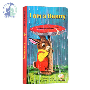 I Am a Bunny 我是一隻兔子 兒童英文原版書 進口繪本 低幼童紙闆書斯凱瑞
