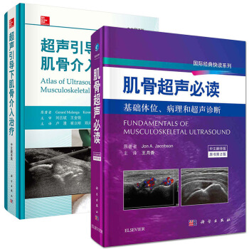 超聲引導下肌骨介入治療+肌骨超聲必讀第2版基礎體位病理和超聲診斷 肌肉骨骼係統疾病診斷用書 pdf epub mobi 電子書 下載