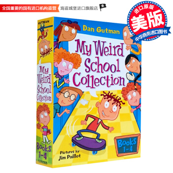 瘋狂學校第一季1-4冊盒裝 4冊套裝原版 My Weird School 校園章節橋梁書 pdf epub mobi 電子書 下載