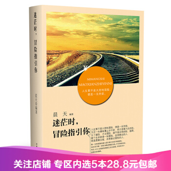 【任选5本28.8】迷茫时，冒险指引你 晨天著 人生要不是大胆地冒险 便是一无所获 pdf epub mobi 下载
