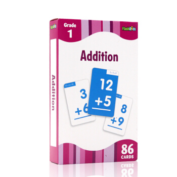 英文原版 Addition Flash Kids Flash Cards 86張卡片 pdf epub mobi 電子書 下載
