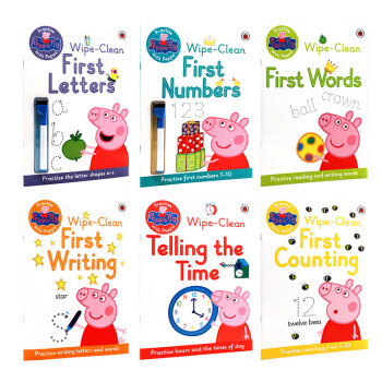 Peppa Pig Practise with Peppa Wipe-Clean刷刷筆6冊 pdf epub mobi 下载