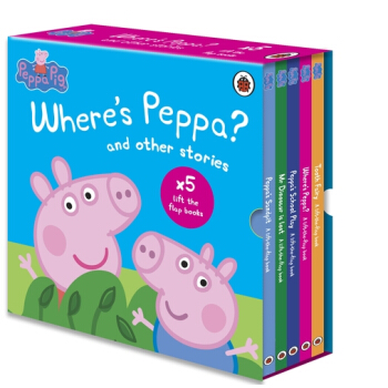小猪佩奇peppa pig 进口原版 Where’s Peppa？翻翻书 精装5册大开本独家书 英文原版 [平装] pdf epub mobi 下载