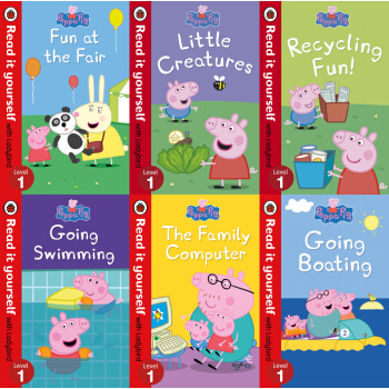 小猪佩奇 京东独家 Peppa pig Read It Yourself 12本彩色套装 pdf epub mobi 下载