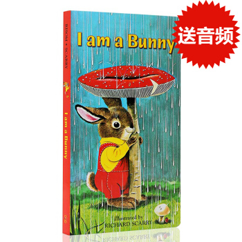 英文原版绘本 I am a Bunny我是一只兔子 儿童启蒙英语绘本