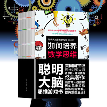 聰明大腦思維遊戲書（全4冊）如何培養橫嚮數學客觀邏輯思考專注能力 兒童自我實現潛能開發圖書 pdf epub mobi 下载
