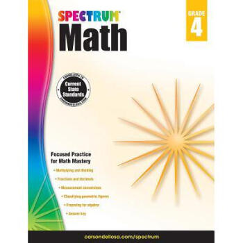 Spectrum Math Workbook, Grade 4