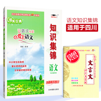 2018年新版培优宝典让孩子从此爱上语文 知识集锦 语文 四川专版【适用于四川】 pdf epub mobi 下载