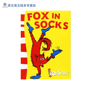 英文原版 Fox in Socks 蘇斯博士-穿襪子的狐狸 廖彩杏書單
