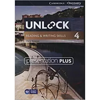 預訂 原版 劍橋 Unlock 4 讀寫 互動白闆軟件