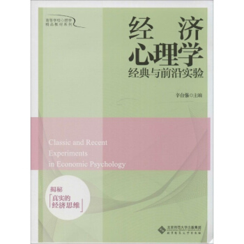 经济心理学经典与前沿实验 pdf epub mobi 下载