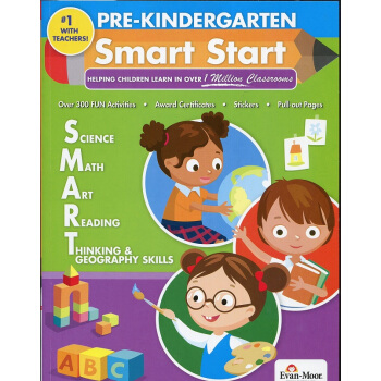 Skill Sharpeners技能鉛筆刀綜閤版學前級 英文原版 Smart Start pdf epub mobi 下载