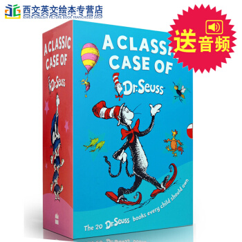 英文原版 Dr. Seuss 蘇斯博士故事20冊全套廖彩杏兒童繪本 送音頻