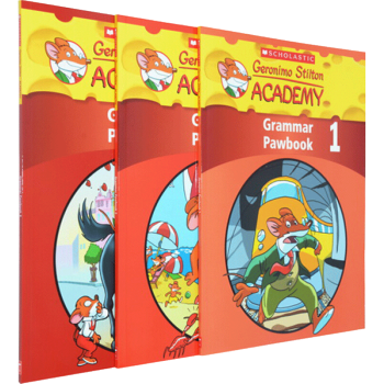 英文原版 老鼠记者语法练习册 Academy Grammar Pawbook 3册 pdf epub mobi 电子书 下载