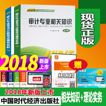 现货2018年审计师考试教材上下册审计专业相关知识+审计理论与实务共2本 书里含考试大纲 pdf epub mobi 下载