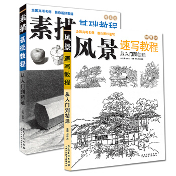 正版素描基础教程从入门到精通+风景速写教程从入门到精通共2册美术基础入门艺考美术画画速写静 pdf epub mobi 下载