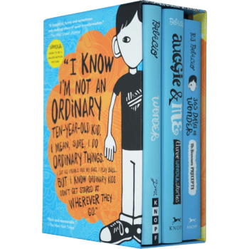英文原版 Wonder boxed 奇跡男孩青春勵誌3冊盒裝 紐約時報暢銷書 兒童小說讀物 pdf epub mobi 下载