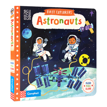 小小探索傢宇航員英文原版First Explorers Astronauts機關操作紙闆書 pdf epub mobi 下载