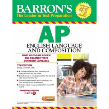 【中商原版】巴朗AP英语和作文（第7版，修订版） 英文原版 AP English Language pdf epub mobi 电子书 下载