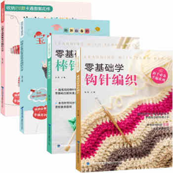 4册 零基础学钩针编织书+棒针+宝宝毛衣大全+卡通图案 毛线毛衣编织书籍大全花样编织手工书 pdf epub mobi 下载